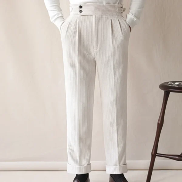 Corduroy Trousers Pant Men P0016 - Image 5