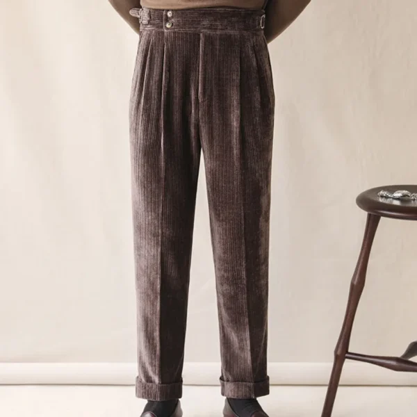 Corduroy Trousers Pant Men P0016 - Image 6