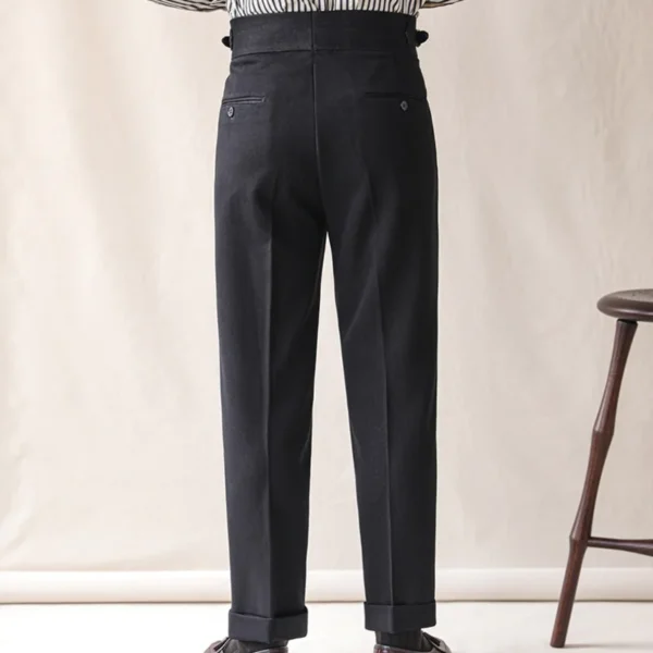 High Waist Pant Business Versatile Draped Trousers P0014 - Image 6