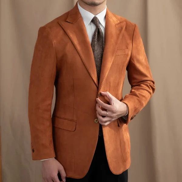 Casual Slim Men Suit Blazer Jacket P0027 - Image 4