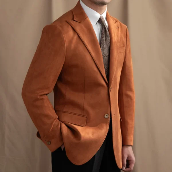 Casual Slim Men Suit Blazer Jacket P0027 - Image 5