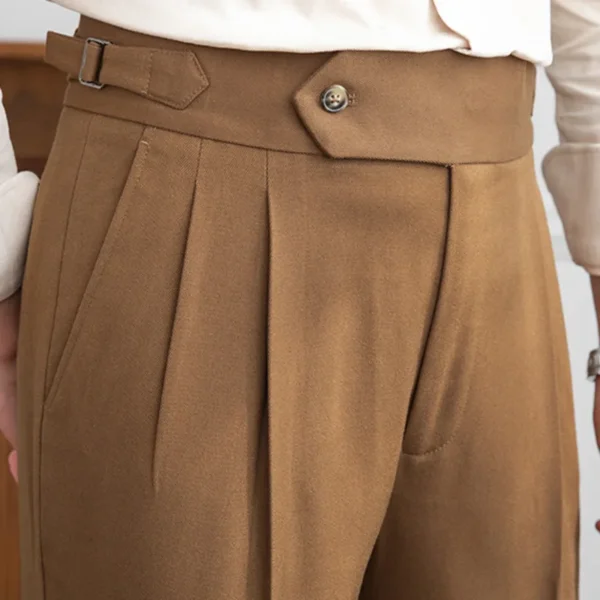 High Waist Straight Pants Gentlemen's Dress Pants P0032
