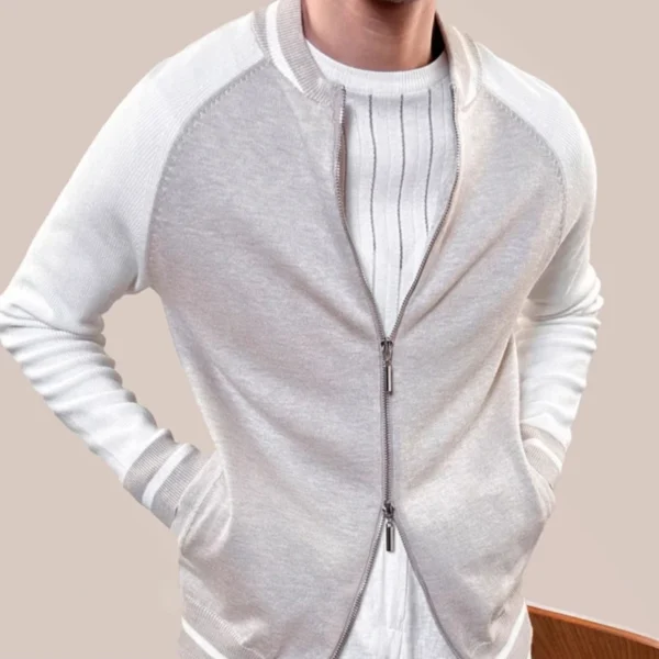 Men Zipper Knitting Sweater Cardigan P0021