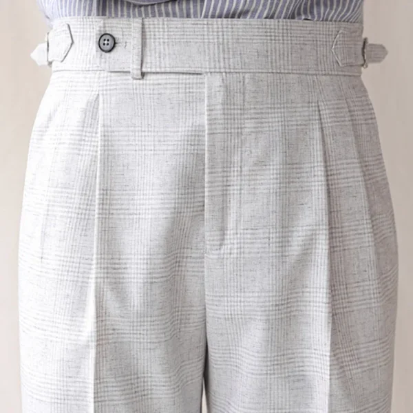 High Waist Straight Leg Trouser Men P0017 - Image 2