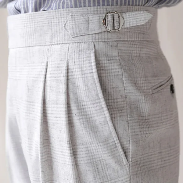 High Waist Straight Leg Trouser Men P0017 - Image 4