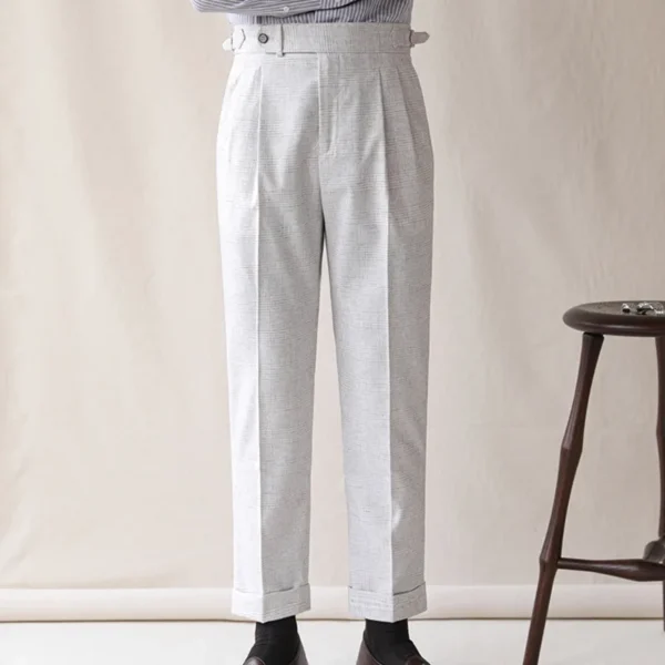 High Waist Straight Leg Trouser Men P0017 - Image 5