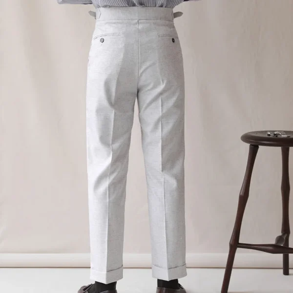 High Waist Straight Leg Trouser Men P0017 - Image 6