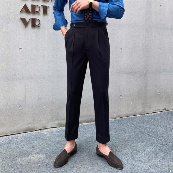 High-waist Pant Men Social Pant P0126 - Image 5