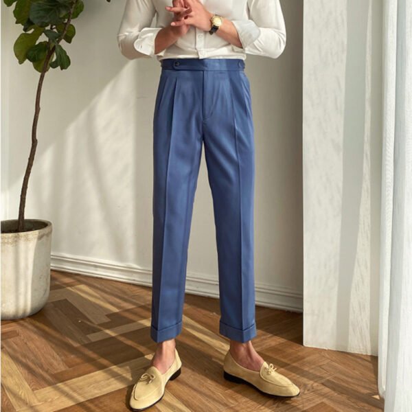 High-waist Pant Men Social Pant P0126 - Image 4