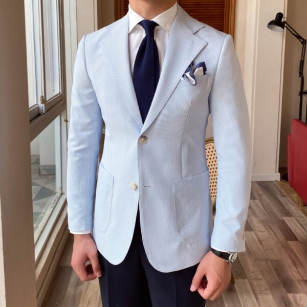 Single Button Mens Suit Blazer Jacket P0124 - Image 2