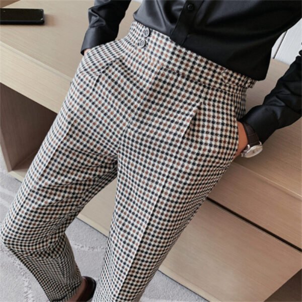 Formal High Waist Straight Pants P0122 - Image 4