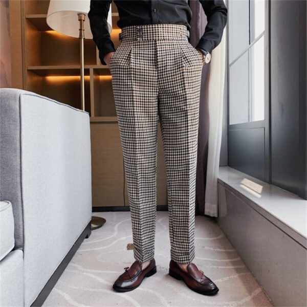 Formal High Waist Straight Pants P0122 - Image 6