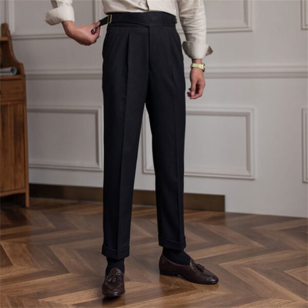 British Style Suit Pant Men P0052 - Image 6