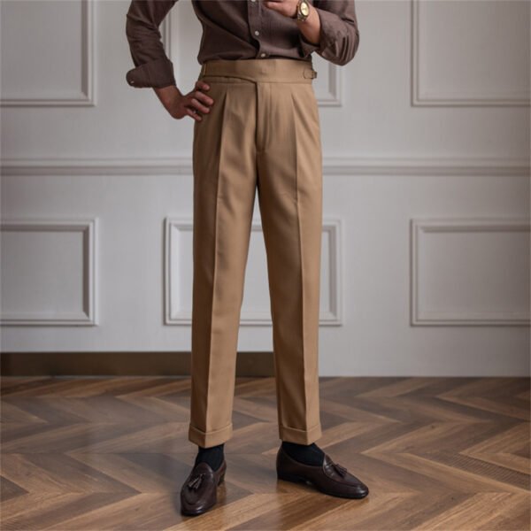 British Style Suit Pant Men P0052 - Image 2