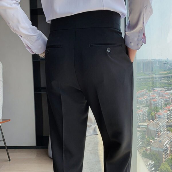 Solid Color Versatile Straight Pant Trousers P0119 - Image 5