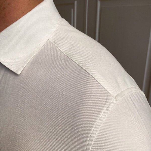 Korean Business Slim Long Sleeve Shirt P0116 - Image 6