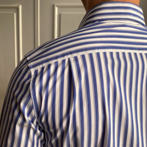 Casual Stripe Long Sleeve Men Shirt P0115 - Image 6