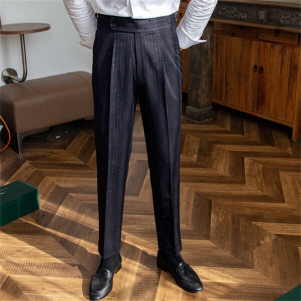 StripeTrousers Pant Men P0053 - Image 5