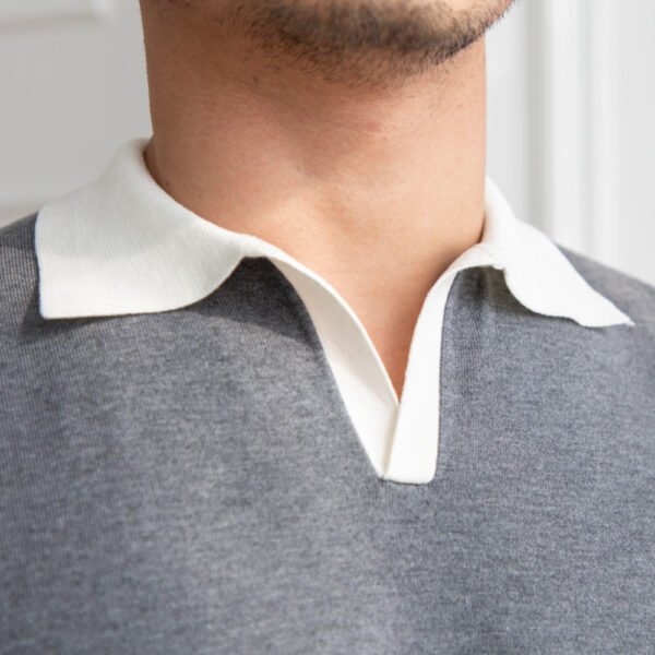 Summer Slim Lapel T-shirt Polo P0107 - Image 6