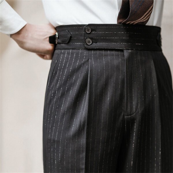 Office Trouser Men Business Casual Pant British P0054