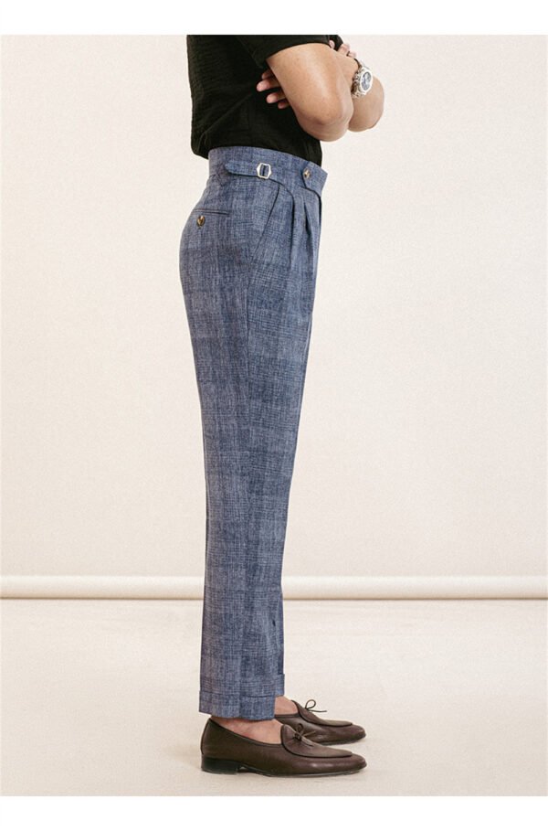 High Waist Slim Casual Pants Trousers P0098 - Image 6