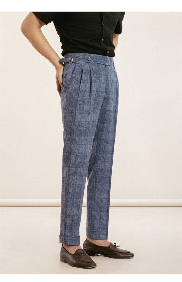 High Waist Slim Casual Pants Trousers P0098 - Image 4