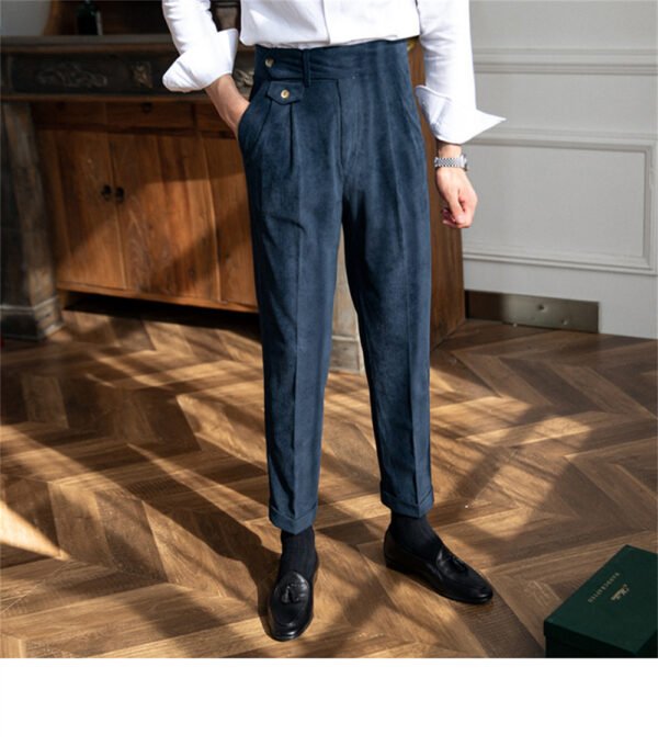 Men Corduroy Trousers Pant P0091 - Image 4
