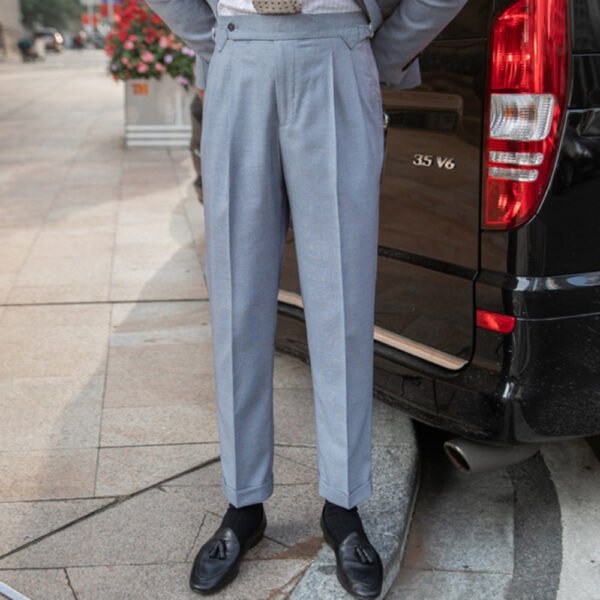 Korean High Waist Slim Casual Pants Trousers P0087 - Image 5