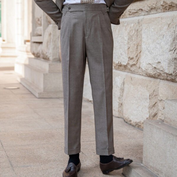 Korean High Waist Slim Casual Pants Trousers P0087 - Image 6