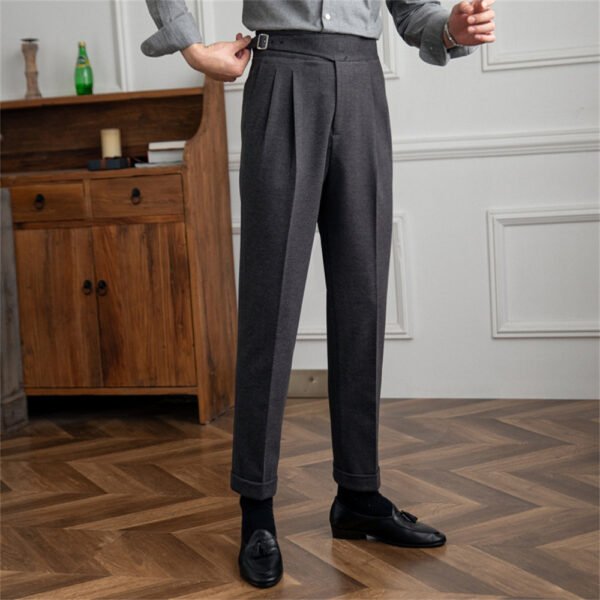 Office Trouser Men Business Casual Pant P0078 - Image 5