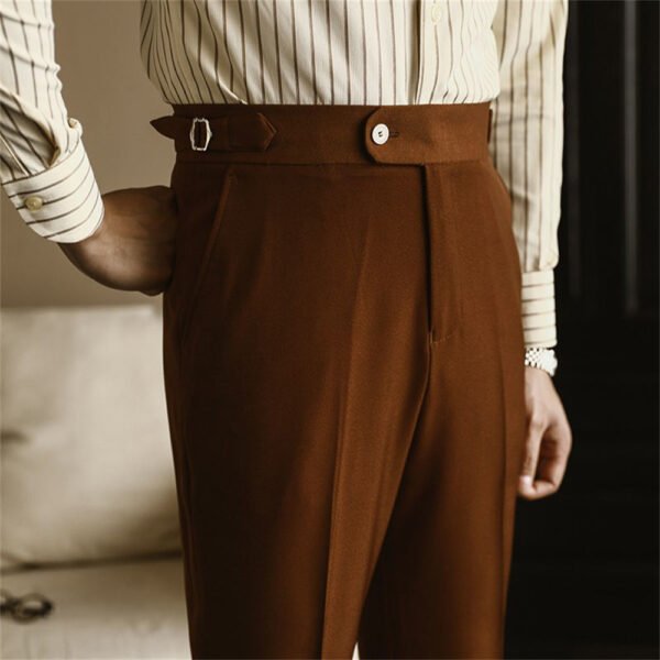 High Waist Casual Pants P0136 - Image 6