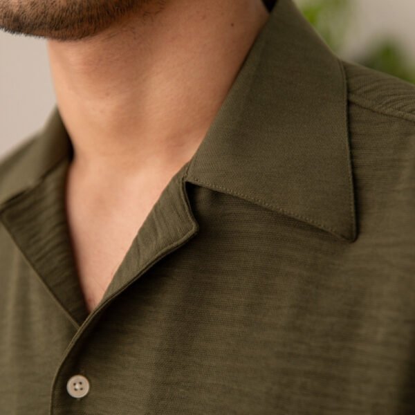 Summer Solid Color Short-sleeved Shirt P0140 - Image 5