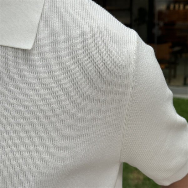 Solid Color Cardigan T-shirt P0169 - Image 6