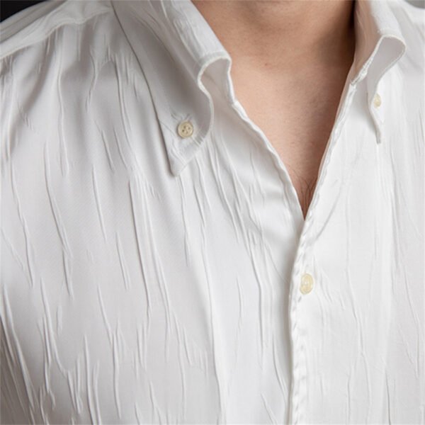 Solid Color Simple Long Sleeve Shirt  P0170 - Image 3