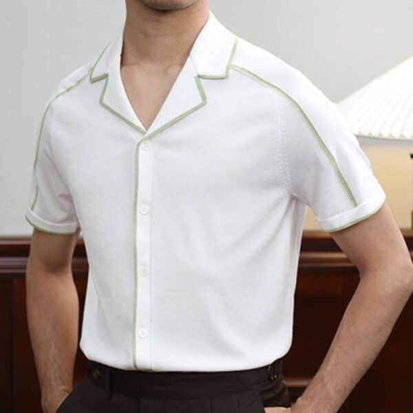 Summer Lapel Short Sleeve Shirt P0202 - Image 5