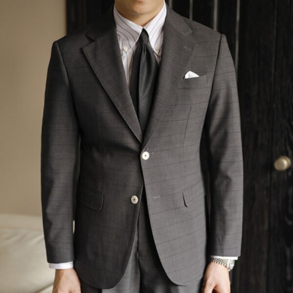 Simple Single Breasted Designer Suit 2 Piece P0239 - Image 4