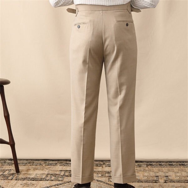 High Waist Straight Pants Men P0241 - Image 6