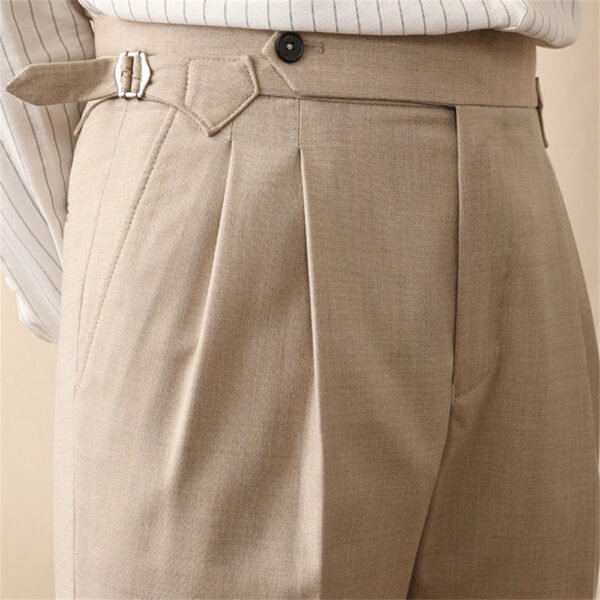 High Waist Straight Pants Men P0241