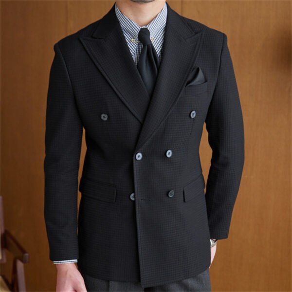 Men Blazers Double Breasted Casual Jacket P0250