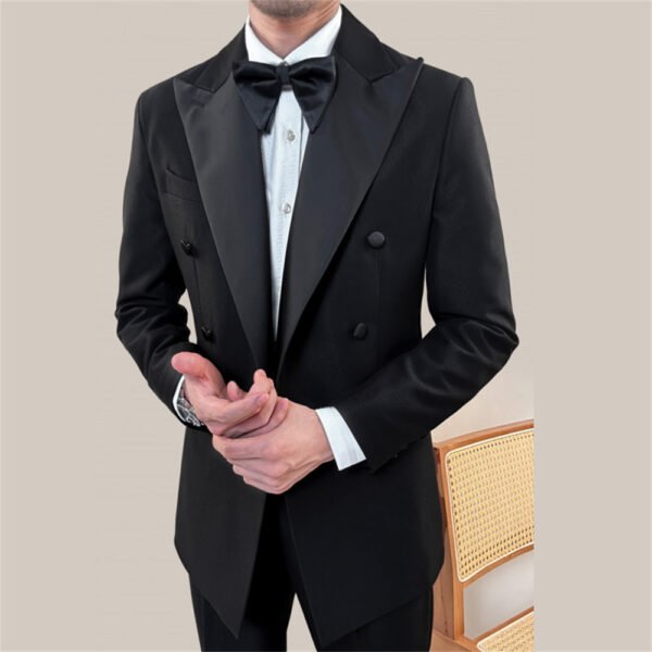 Two Piece Wedding Party Suit Groom Banquet Men P0282