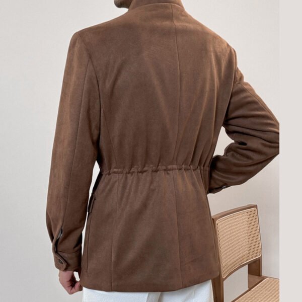 Men's Mid-length Hunting Jacket Coat P0036 - Image 6