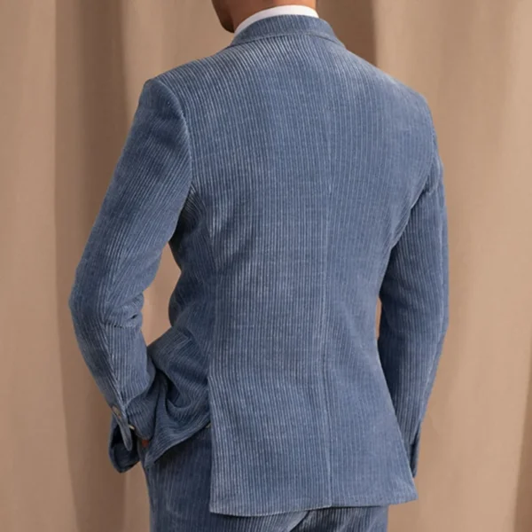 Corduroy Men Suit Jacket Men Wedding P0007 - Image 6