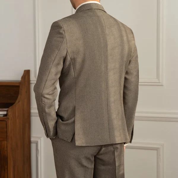 British Gentleman Double Breasted Formal Casual Dress Suits P0010 - Image 5