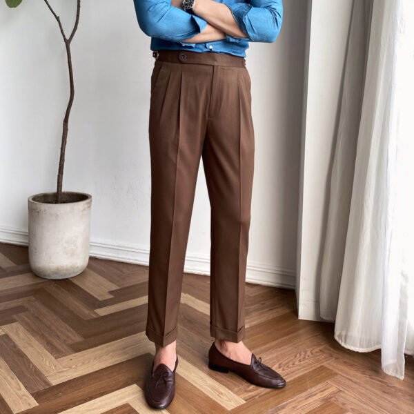 High-waist Pant Men Social Pant P0126 - Image 6