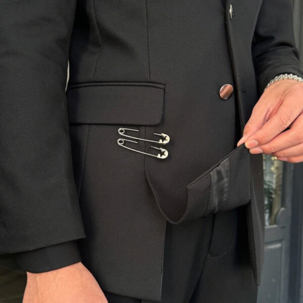 Party Dress Style Black Men Blazer Suit Coat P0326 - Image 6