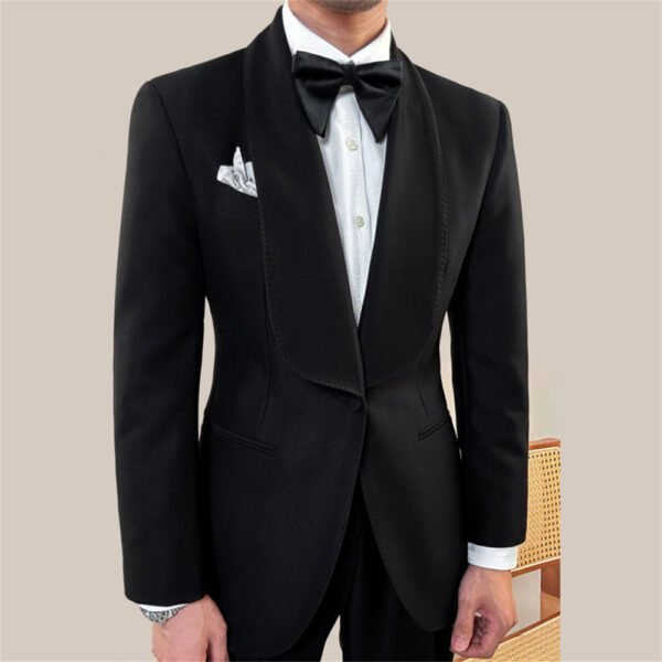 Green Fruit Collar Casual Men Blazer P0283 - Image 6