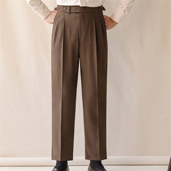 Casual High Waist Straight Leg Trouser P0299 - Image 3