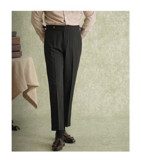 High Waisted Suit Pant Men P0374 - Image 7