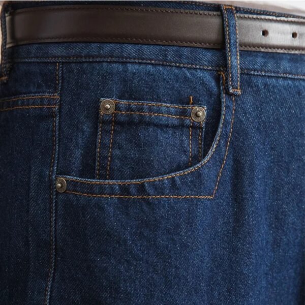 High Waist Straight Leg Jeans Men Trouser P0383 - Image 3