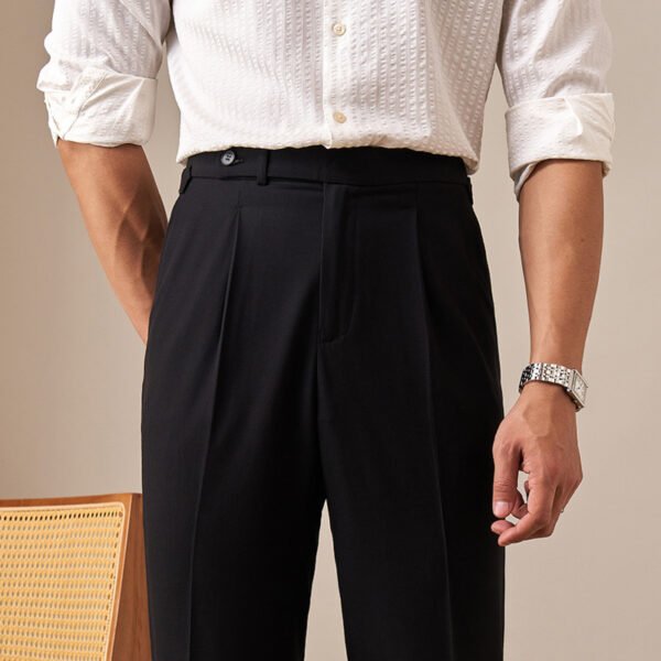 Wool Dress Pants mens formal Suit pants P0367 - Image 4